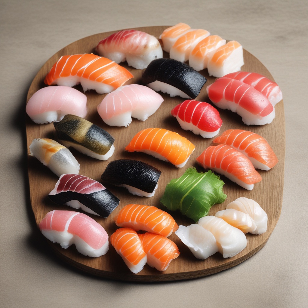 Nigiri sushi variety